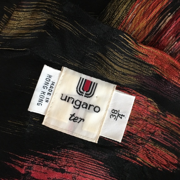 Elegant Black and Red Women's Blouse - Picture 8 of 10